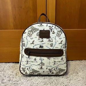 Loungefly Winnie the Pooh Map Backpack